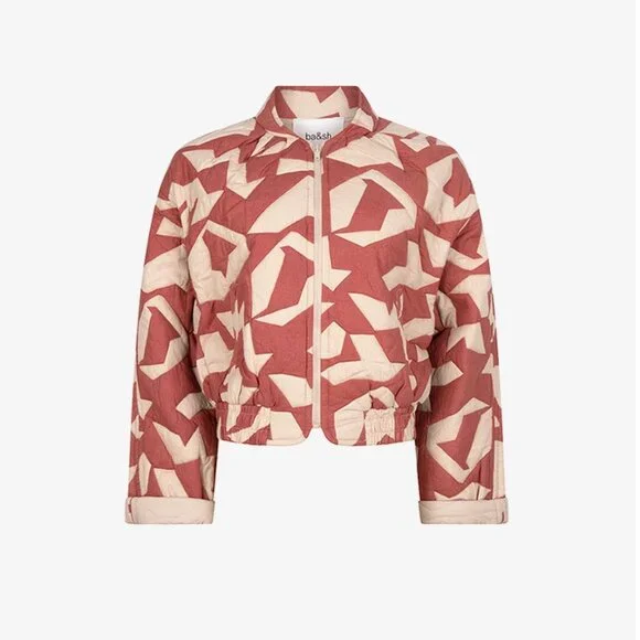 BA&SH Pacino Quilted Bomber Jacket - Picture 1 of 4